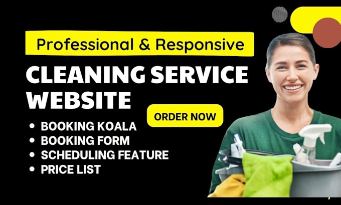 cleaning service website, booking koala, house cleaning, office cleaning, lawn