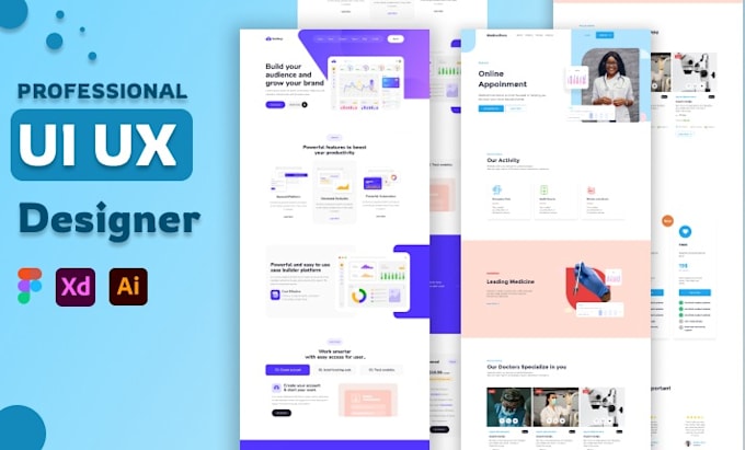 Design attractive website design, web ui, figma design by Sabtain934 ...