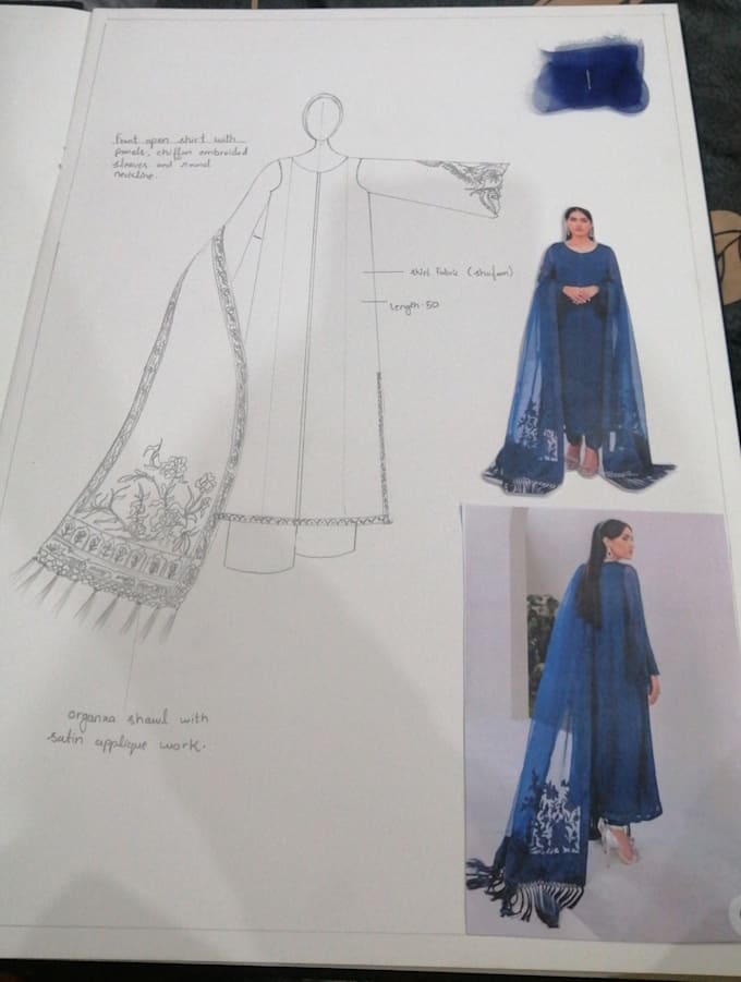Create fashion illustrations for you by Kashafnadeem_ | Fiverr