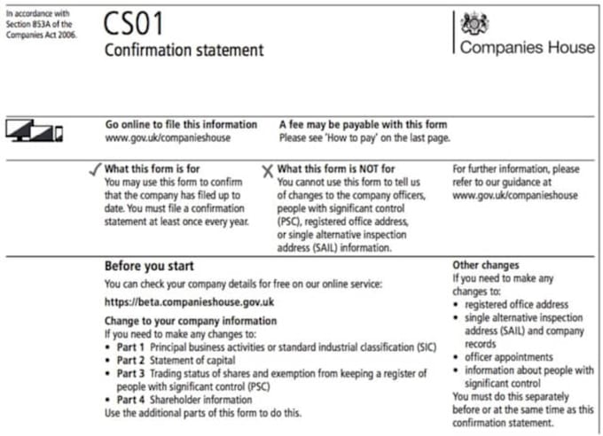 provide UK company secretarial and compliance services