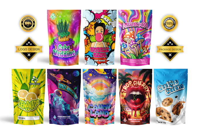 do superior packaging, mylar bag, pouch, box, label and logo