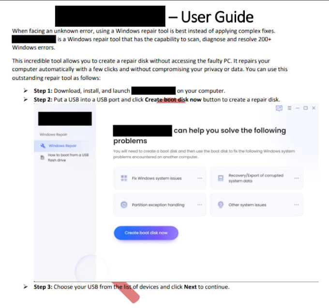 write software user guides and tutorials for your web and app