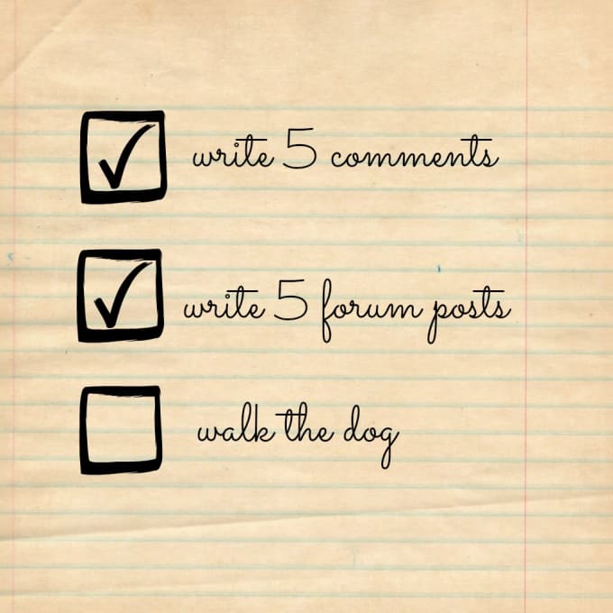 Write 5 blog comments or forum posts by Emesehevizi Fiverr