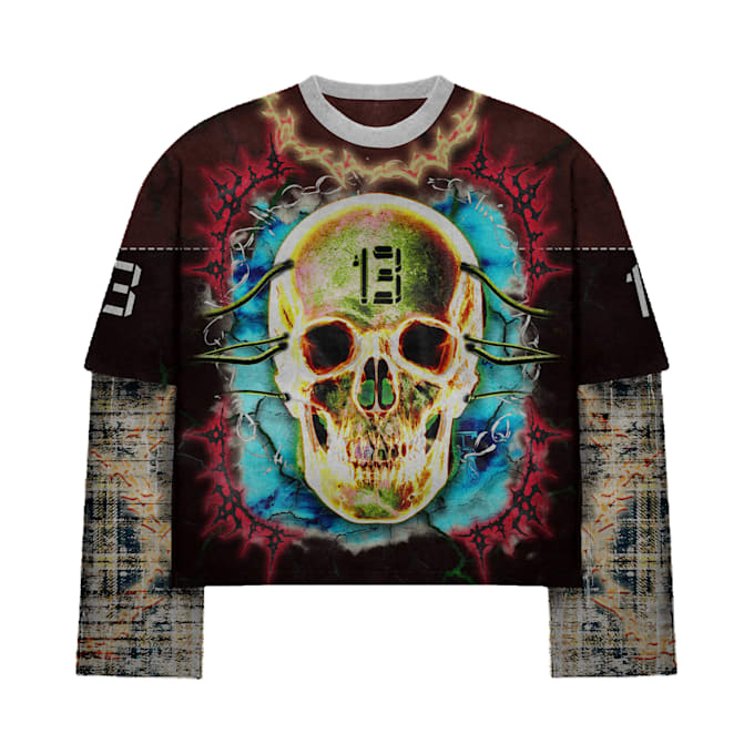 create dark art y2k grunge t shirt hoodie graphic design