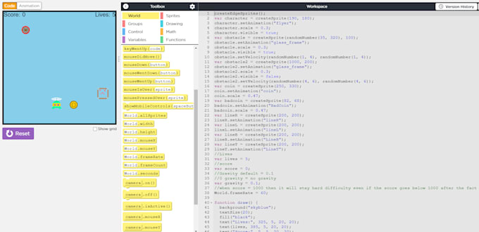 Program any game for you with code,org by Jimbo8534 | Fiverr