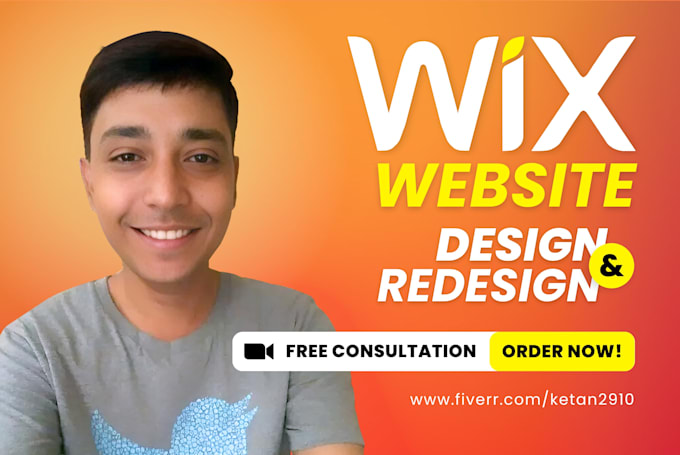 build wix website design, redesign and create wix website development