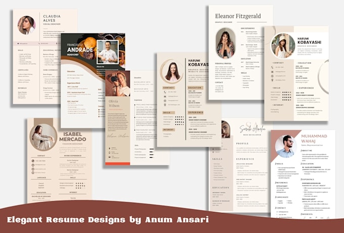 design professional, personalized and attractive resume