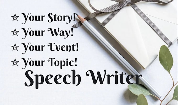write persausive,attractive and heart touching speech