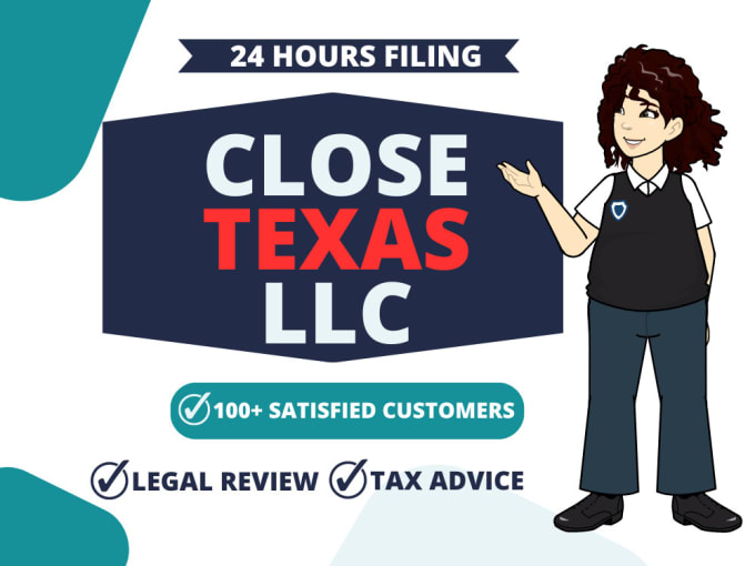 close texas llc, terminate, dissolve it