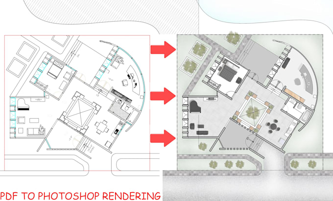 expert photoshop rendering services