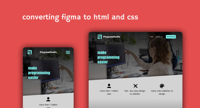 Convert Figma To Html Css By Matexr Fiverr