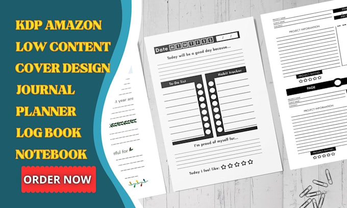 design unique log book