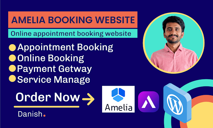 install amelia booking plugin and create an online appointment booking website