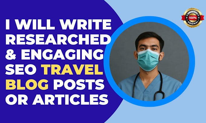 write researched travel article and blog