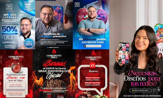design your social media visuals, design instagram post template, story, ads