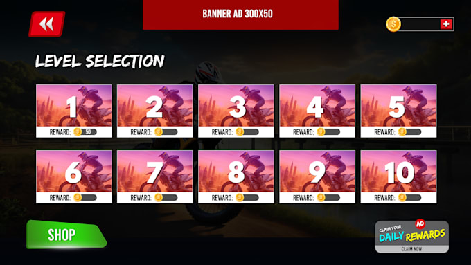 Design your game with high end graphics ui design by Azan_malik | Fiverr