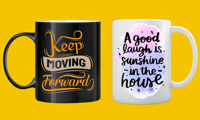do awesome custom coffee mug design