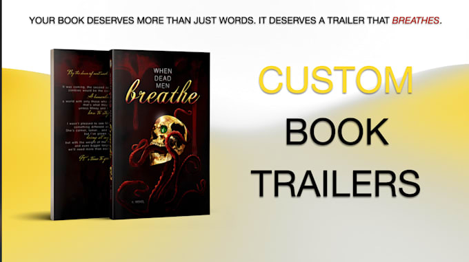 produce a professional book trailer to promote your novel