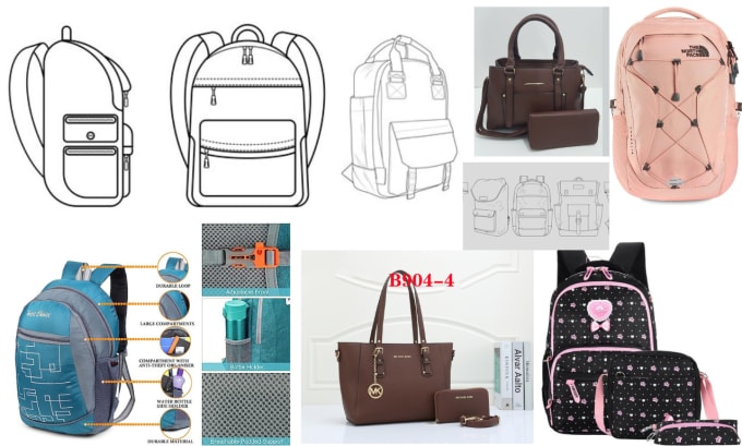 Borsa alla moda zaino pacchetto tecnologico borsone borsa
