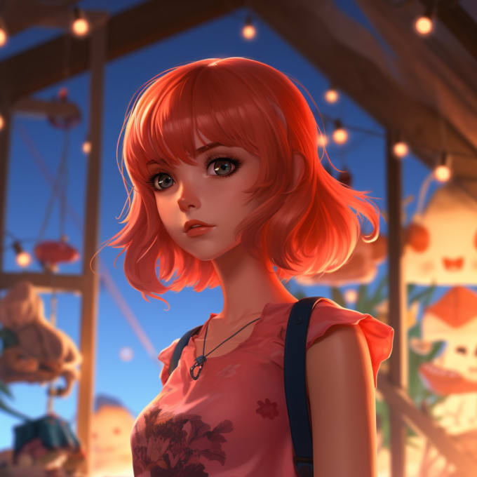 Draw beautiful anime style, fan art, and original character by
