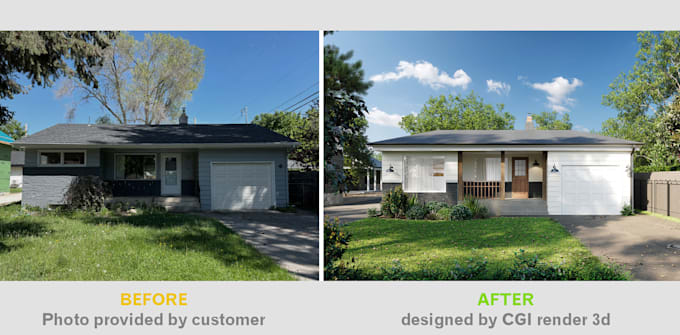 create an exterior renovation design for your home