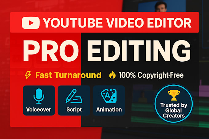 professionally edit youtube videos