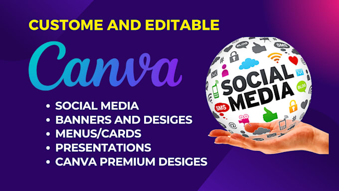 be your expert canva designer pro canva designes for social media