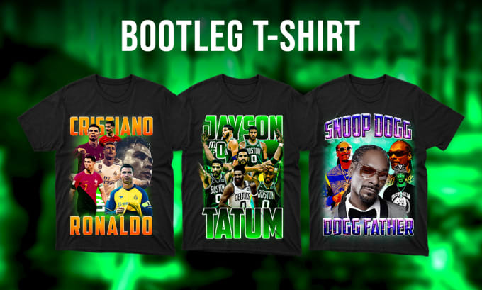 Design 90s bootleg rap nba nfl all sports t shirt design by