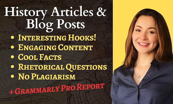 write well researched european history articles and blogs