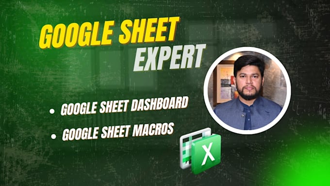 be your professional for google spreadsheet, macros, vba, and dashboard projects