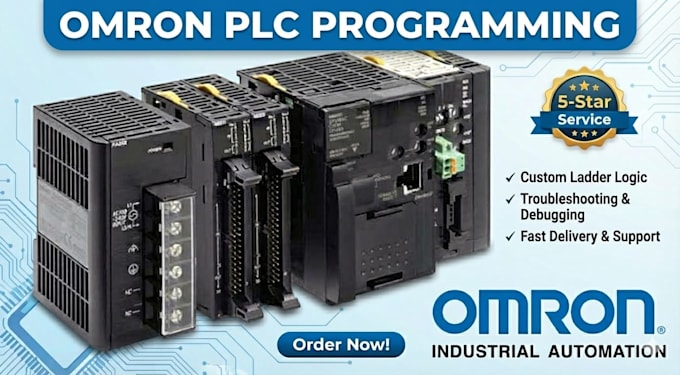 do omron plc programming and hmi design