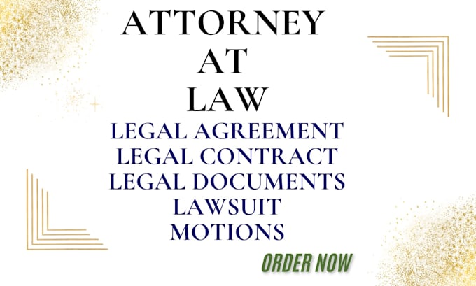 write legal agreement, contract, document, lawsuit, motion, operating agreement