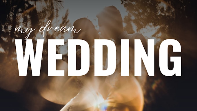 edit the  wedding video into a captivating cinematic masterpiece