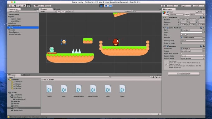 Code any scripts or prototype your game in unity by Tommy_sillly | Fiverr