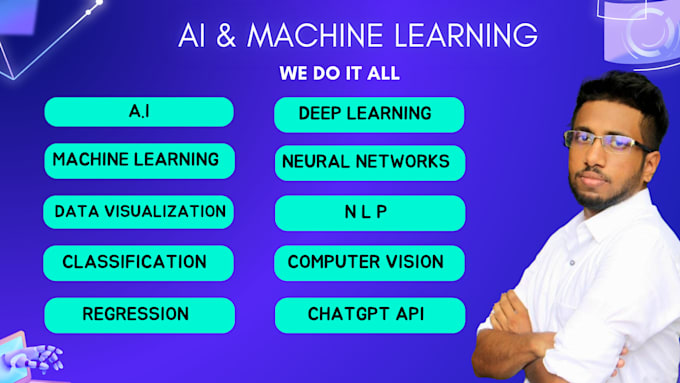 Do your ai and machine learning projects using python by Shehancg | Fiverr