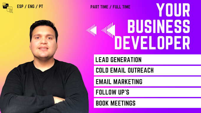 be your part time or full time business developer