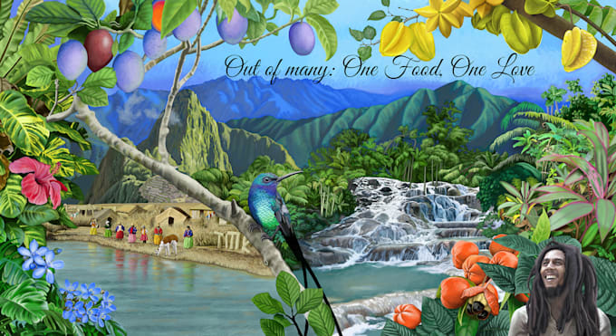 paint digital portrait or landscape in fine art style
