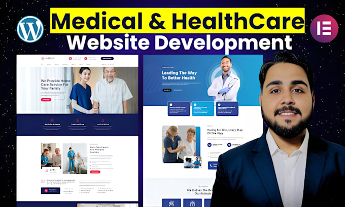 design medical, healthcare, home care, dental clinic website