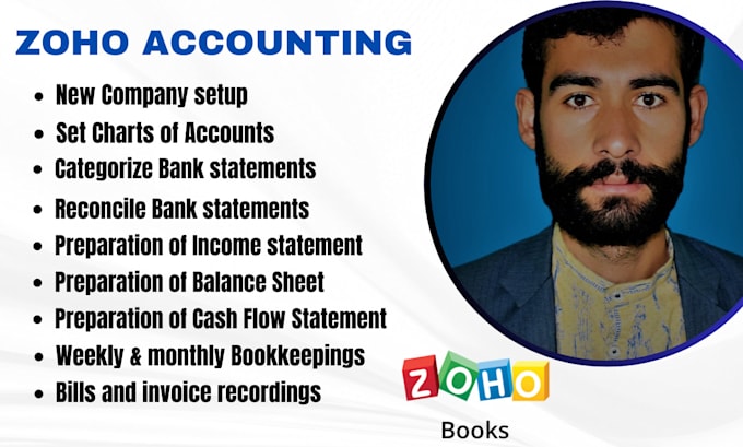 do bookkeeping using zoho books and zoho one