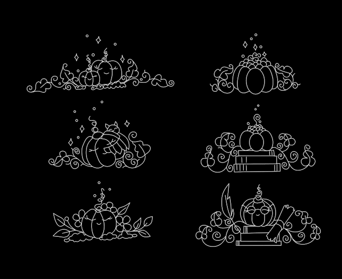 create  hand embroidery pattern line art from reference image