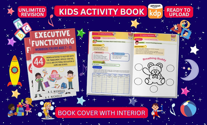 create custom activity books, worksheets for children