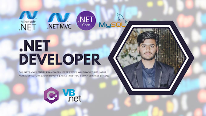 develop, fix bugs in asp dot net, dot net core mvc web application