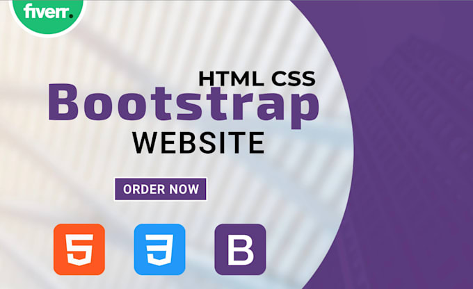 Design website with html, css and bootstrap by Ravenjoyt | Fiverr