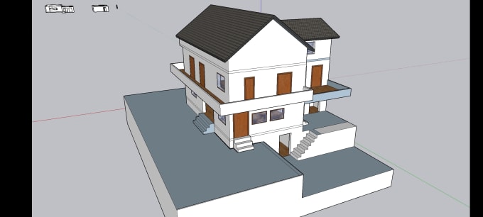 convert 2d floor plans into 3d house models using sketchup
