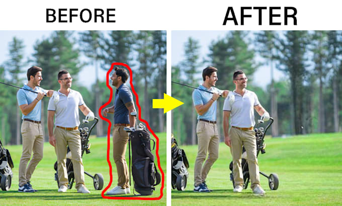 remove a person or object from a picture