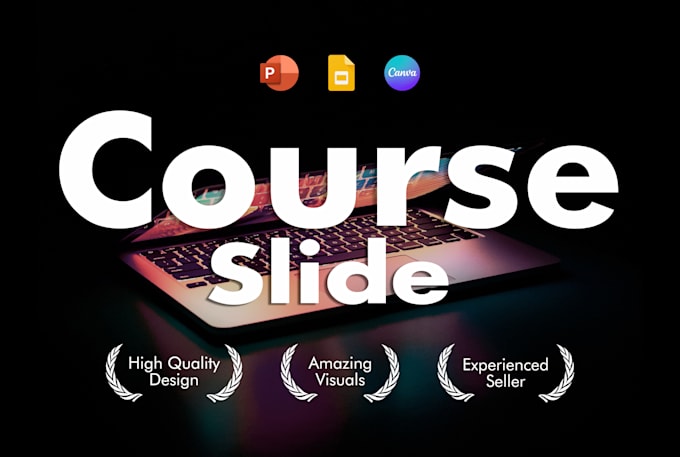 design your training, lecture or course presentation slide