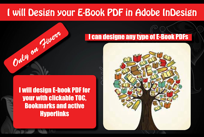 design PDF ebook for you