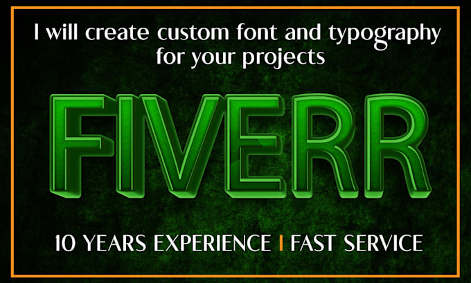 Create unique stunning font for lettering, text, font logo by Kusha188 ...