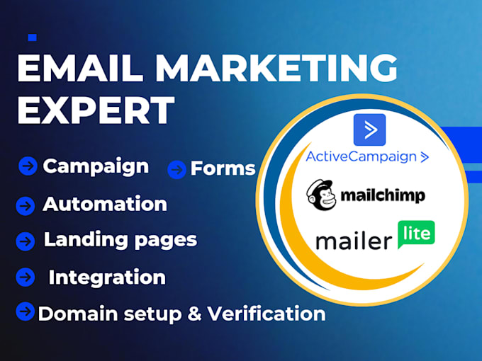 build activecampaign, mailerlite, or brevo automation flows and landing pages