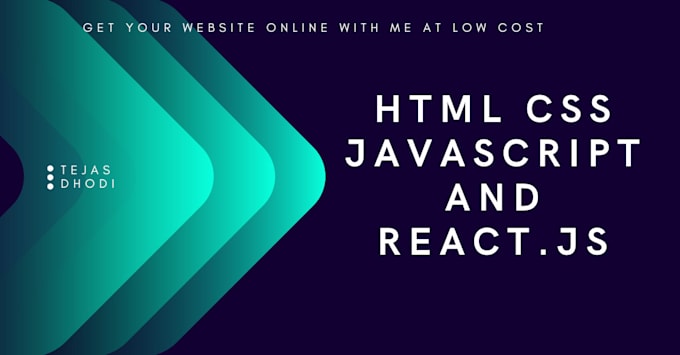 Html css website development and design by Tejasdhodi755 | Fiverr
